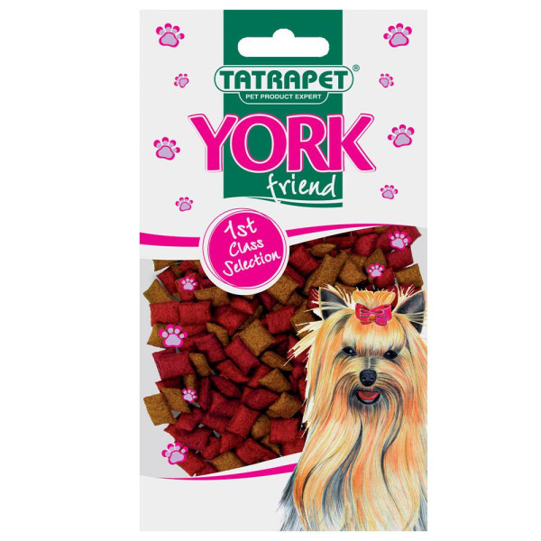 Ласощі для собак TETRAPET York, мікс-подушечки, 60 г