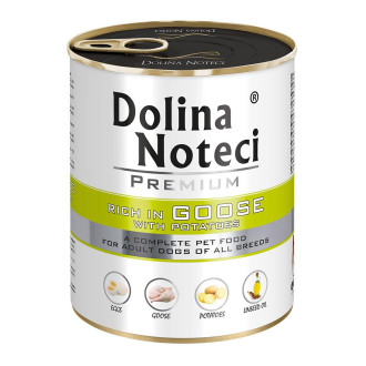 Корм конс.Dolina Noteci Premium  для собак з гускою та картоплею, 800 гр