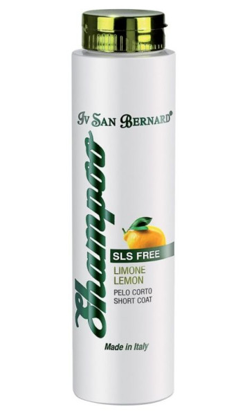 Шампунь Лимон Iv San Bernard Limone Shampoo SLS Free проти лупи, для короткошерстих собак і кішок, 100 мл Шампунь Лимон Iv San Bernard Limone Shampoo SLS Free проти лупи, для короткошерстих собак і кішок, 100 мл