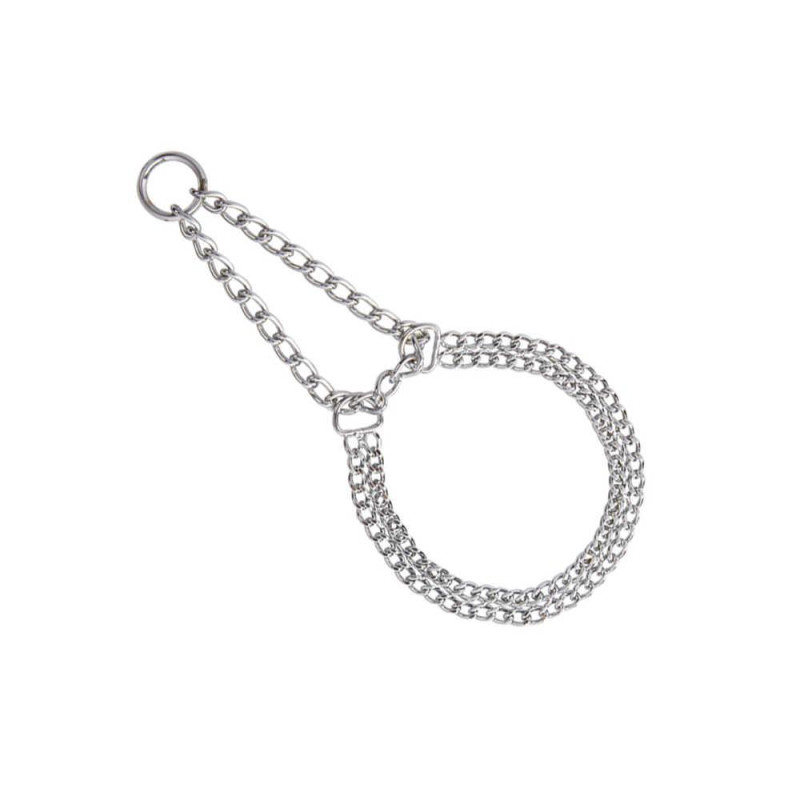 Нашийник CROCI самозатягується, хром, 50 см х 2,5 мм