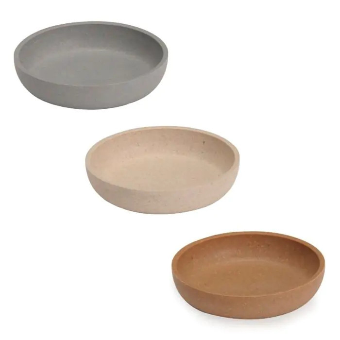 Миска TETRAPET з бамбуку антиковзаюча в трьох кольорах, 0,55л, 14,5x14,5x5 см