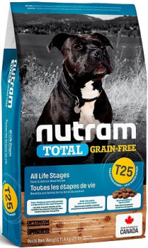 Нутрам T23 Nutram Total GF Salmon &amp; Trout Dog беззерновий сухий корм із лососем і фореллю для собак, 11.4 кг (T25_(11.4kg)