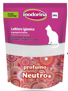 Inodorina Bag Profumo Nuetro силікагелевий наповнювач для котячого туалету, без аромату, 16 л (1200020002)