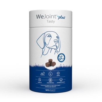 WeJoint Plus Tasty L Large Breeds для підтримки здоров'я суглобів, хрящової тканини у собак великих порід, 30 пастилок