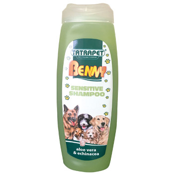 Шампунь TatraPet Benny для собак з чутливою шкірою, алое вера та ехінацея, 200 мл