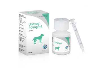Урістоп Uristop сироп для лікування сук з нетриманням сечі, викликаним недостатністю сфінктера уретри, 50 мл