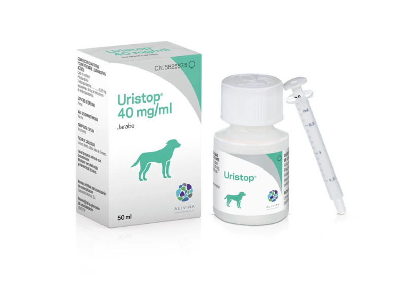 Урістоп Uristop сироп для лікування сук з нетриманням сечі, викликаним недостатністю сфінктера уретри, 50 мл