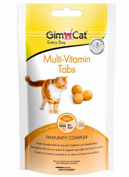 Мультивітамінний комплекс GimCat Every Day Multivitamin таблетки для котів, 40 гр