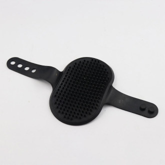 Щітка силіконова на руку,для вичіс.шерсті (регул. ремінець) "Пухнастики" 13*26 см