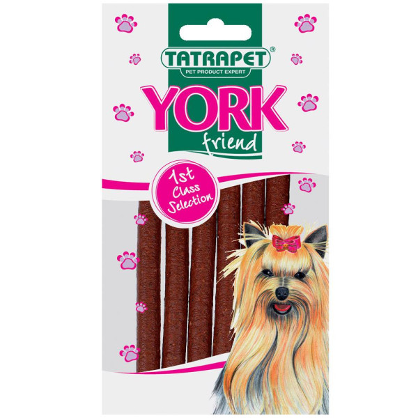 Ласощі для собак TETRAPET York, яловичі палички, 45 г/6 шт