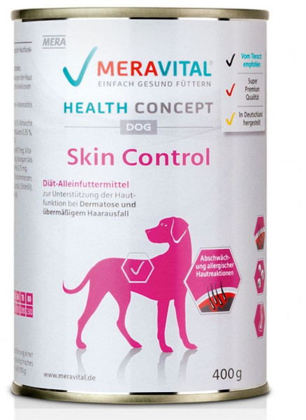 Мера 400 гр Mera MVH Dog Skin Control лікувальний вологий корм для собак із захворюваннями шкіри (720474 - 142)