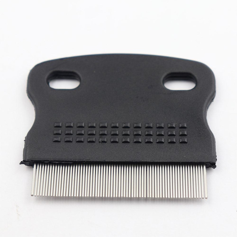 Гребінець для собак і котів антиблошиний,металевий "Пухнастики"5,5*6,2 см