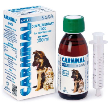 Кармінал Catalysis Carminal вітамінний сироп у разі розладів травлення у котів і собак, 150 мл (2306202306)