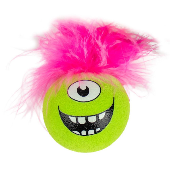 Іграшка для котів CROCI м'ячі Монстрики в асортименті кольорів, 4,5 см