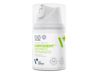 КеріоДент VetExpert Caryodent Enzymatic Toothpaste ензимна зубна паста для котів і собак, 50 мл
