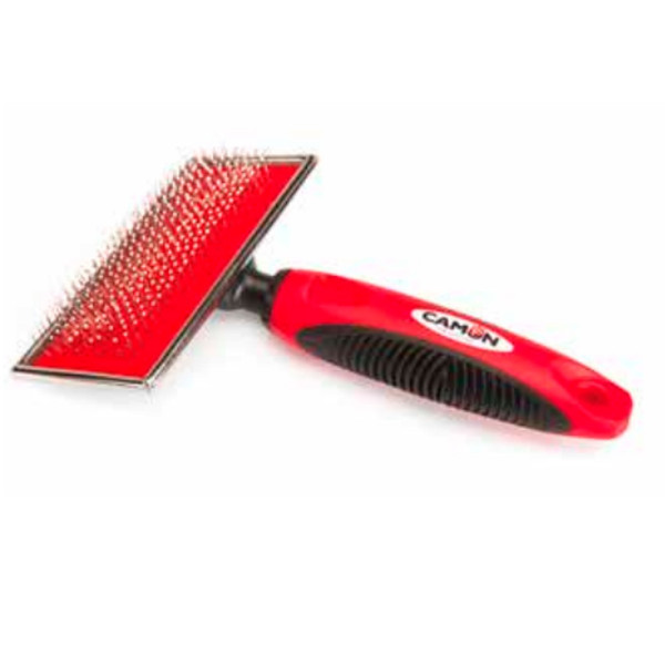 Пуходерка CAMON зі штифтами з нержавіючої сталі з пластиковим покриттям, 12x5,5 см, LG