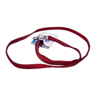 Повідець для собак CROCI SOFT REFLECTIVE, світловідбиваючий, м'який, бордо, нейлон, 120x1 см