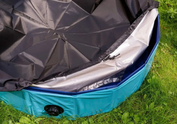 Накриття складне для басейну Papillon Pet Tub для собак, розмір S, діаметр 80 см, висота 20 см Накриття складне для басейну Papillon Pet Tub для собак, розмір S, діаметр 80 см, висота 20 см
