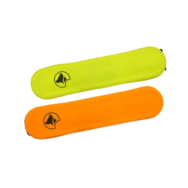 LED накладка на нашийник Банда, силікон, 3х12см