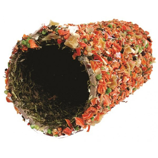 Тунель для гризунів TETRAPET Zoo care, з додатковою дозою овочів, 9*20 см