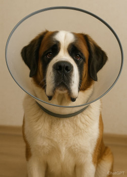 Комір захисний Quick швидка система, висота 30 см, для собак великих порід