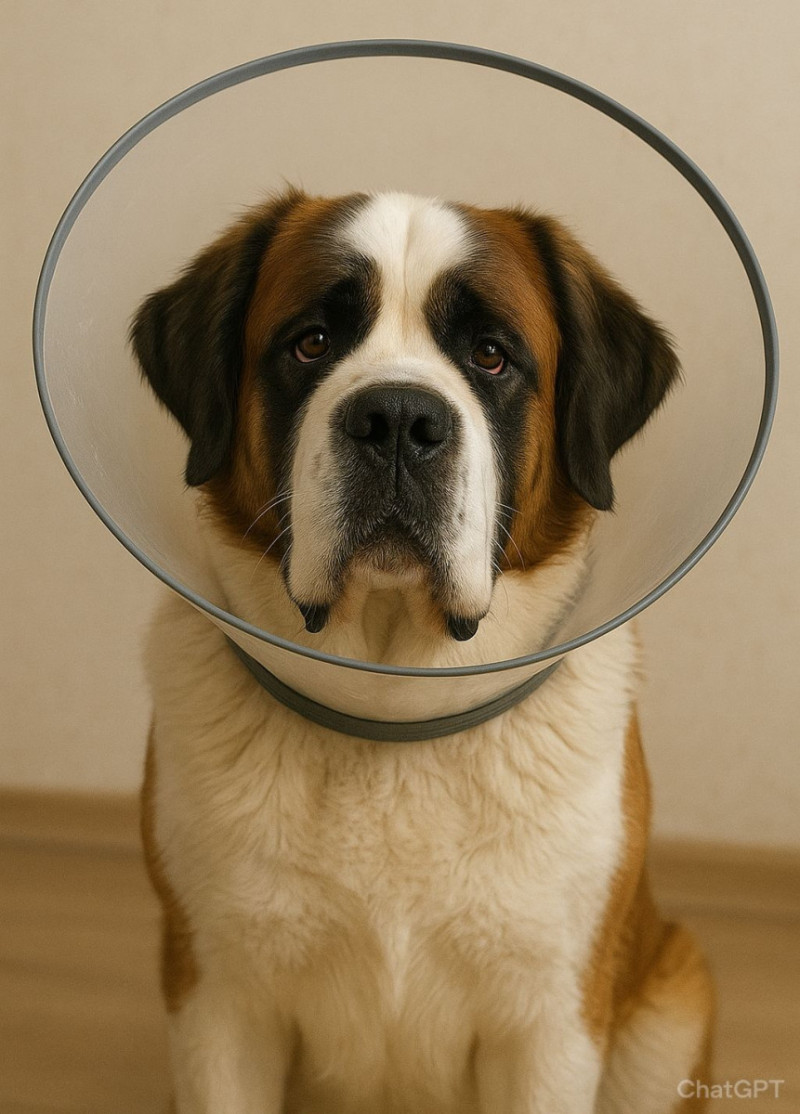 Комір захисний Quick швидка система, висота 30 см, для собак великих порід