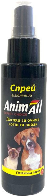 Спрей гігієнічний Анімалл AnimAll Expert Choice догляд за очима котів і собак, 100 мл