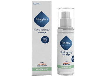 Спрей Plaqtiv+ Oral Care Oral Spray Vanilla Mint зі смаком ванілі для догляду за ротовою порожниною собак, 60 мл (8887)