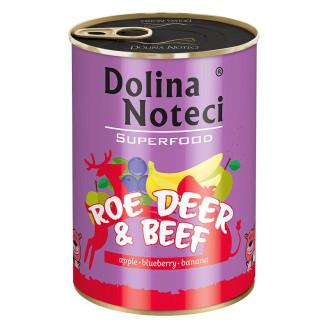 Консерва Dolina Noteci Superfood для cобак з коcулею та яловичиною,400 гр