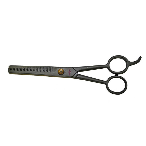 Ножиці CROCI зубчаті, філіровочні для стрижи, 18,5х5 см