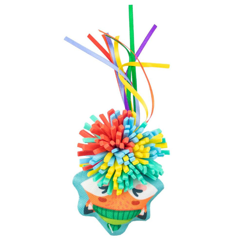 Іграшка для котів CROCI POMPON в асортименті кольорів, 15 см