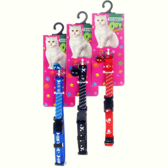 Нашийник TETRAPET для котів з дзвіночком Caty, 1х17,5-30см