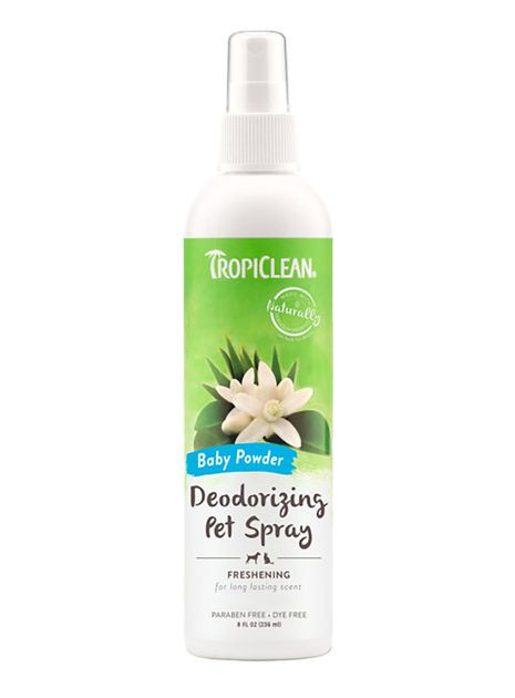 Спрей-дезодорант Дитяча Присипка Tropiclean Baby Powder Deodorizing Pet Spray для цуценят і кошенят, 236 мл (861329)