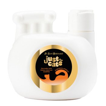 Шампунь Абрикос Iv San Bernard Just For Cats Apricot Shampoo для котів із короткою та середньою шерстю, 300 мл (0006 SHAAL300)