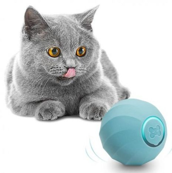 Cheerble Blue Ice Cream Ball інтерактивний блакитний м'яч, іграшка для собак і котів (С0419-С)