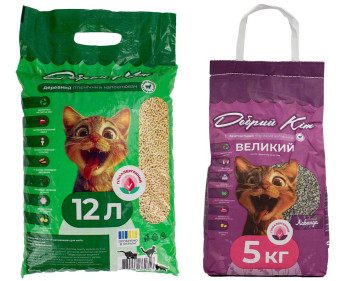 Наповнювачі для котячих туалетів ( різні )