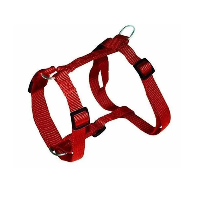 Шлея CROCI PETTORINA, червона, нейлон, 46-78x1,6 см