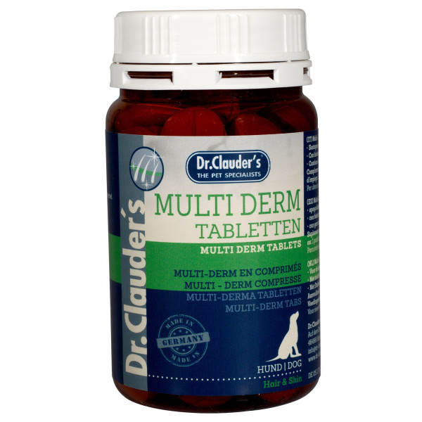 Мультидерм Dr.Clauder's Hair & Skin Multi-Derm Tablets вітаміни, мінерали для шкіри та шерсті собак, 90 таблеток Мультидерм Dr.Clauder's Hair & Skin Multi-Derm Tablets вітаміни, мінерали для шкіри та шерсті собак, 90 таблеток
