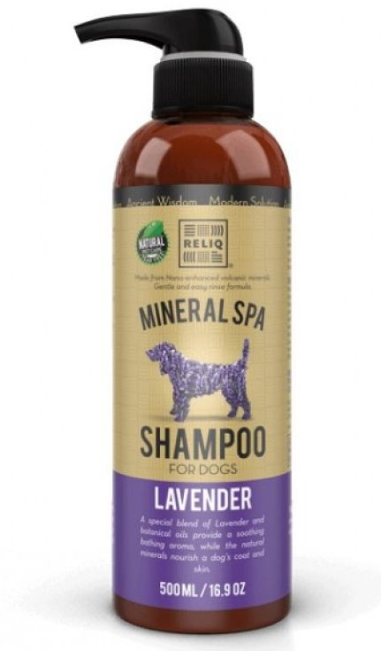 Шампунь Reliq Mineral Spa Lavender Shampoo з олією лаванди для догляду за шерстю, шкірою собак і котів, 500 мл (S500-LAV)