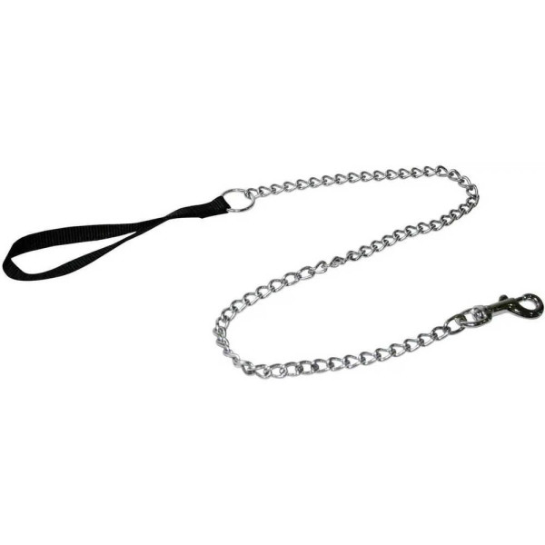 Повідець-ланцюжок CROCI, нейлон чорний, 1 м х 4 мм