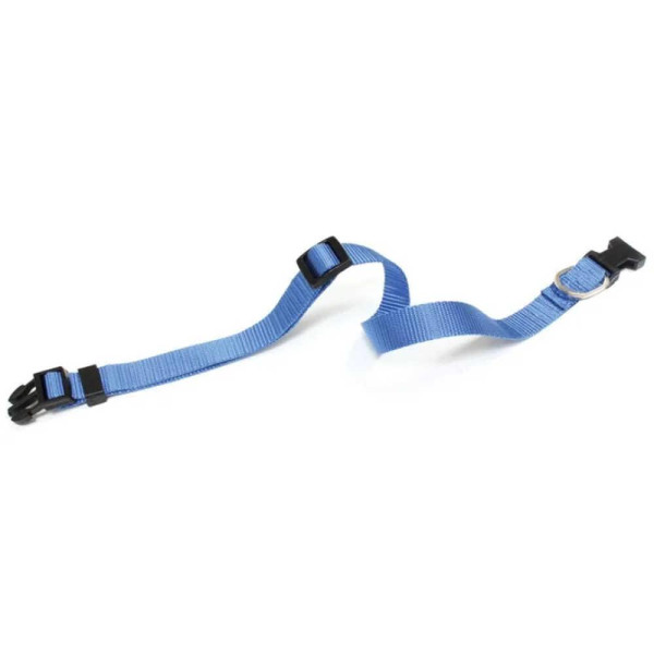 Нашийник CROCI нейлон, регульований, синій, 30-50x1,6 см