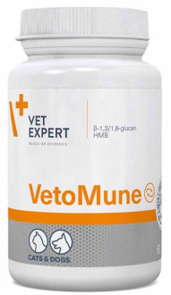 Ветомун Vetomune Vetexpert харчова добавка для підтримки імунітету у собак і кішок, 60 таблеток