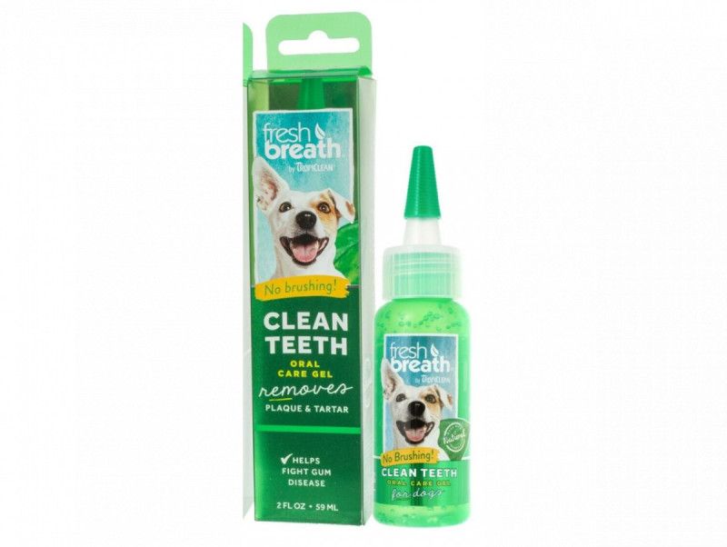 Тропіклін гель Свіже дихання TropiСlean Fresh Breath Gel (No Brush) для чищення зубів у собак, 59 мл (001077)