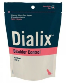 Діалікс Dialix Bladder Control вітамінна дієтична добавка для собак із нетриманням сечі, 60 таблеток