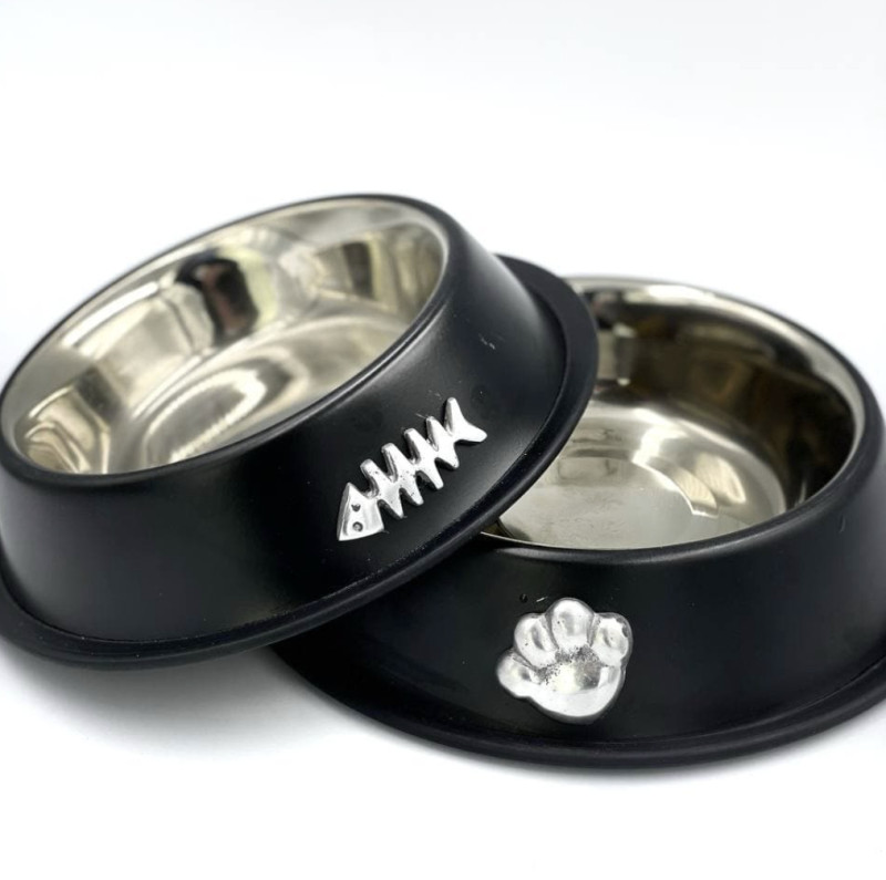 Миска нековзна кольорова з хромованим дном ТМ "LUCKY STAR", 17см, 710 мл/48