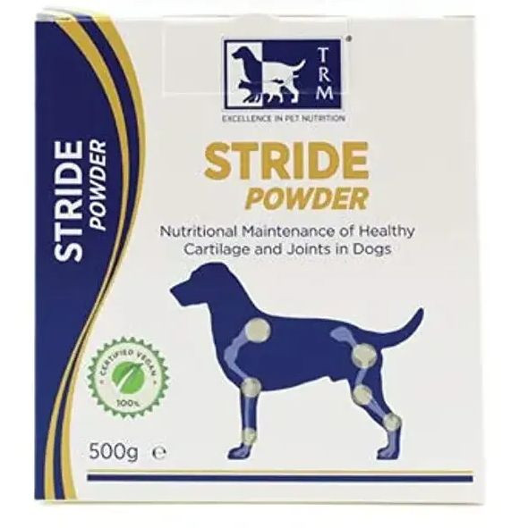 TRM Stride Powder Dog вітамінна добавка для підтримки здоров'я хрящів та суглобів у собак, 500 гр