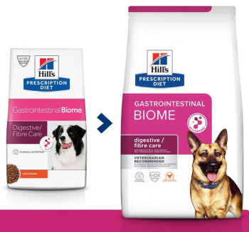 Хілс Hill's PD Canine Gastrointestinal Biome дієтичний корм для собак при діареї, захворюваннях ШКТ, 10 кг (605996)