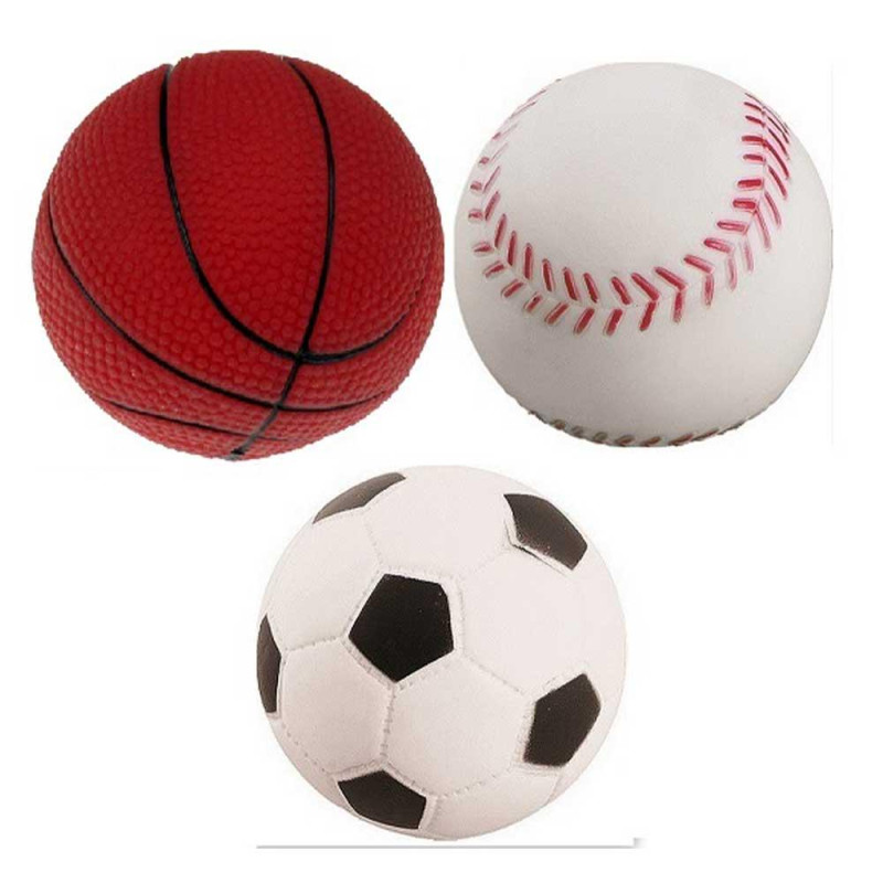 Іграшка для собак TETRAPET Toys Fun, вініловий м'ячик, 7-8 см