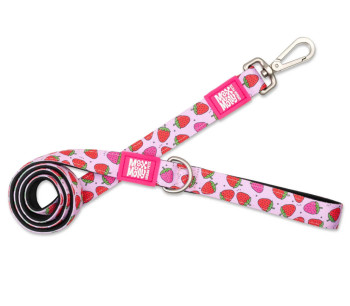 Повідець Полунична Мрія Max &amp; Molly Short Leash Matrix Strawberry Dream/S для собак, довжина 120 см - ширина 1,5 см (221006)