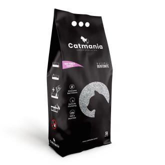 Бентонітовий наповнювач  CATMANIA дитяча присипка + рожеві гранули,  5л